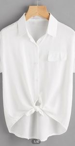 NWOT SHEIN White Button Shirt